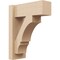 Ekena Millwork 6-in W x 14-in D x 18-in H Balboa Block Rough Cedar Woodgrain TimberThane Outlooker, Primed Tan OUTUR060X14X18BOA44RCPR - alternate 1